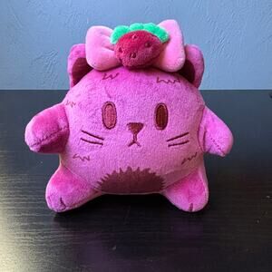 Velvet Moriah Elizabeth Plush Strawberry Purple Pink Blob Universe Cat Stuffie